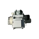 DC97-20621A – Frente del motor de la bomba Bomba de desagüe Samsung DC97-20621A vista frontal del motor y tapa