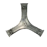 Cruceta de tambor Samsung DC97-21488A vista posterior, nervaduras de refuerzo visibles