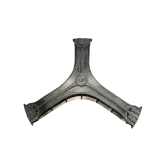 Brida-eje Samsung DC97-21488A vista posterior inferior curvada, celdas de refuerzo en extremos