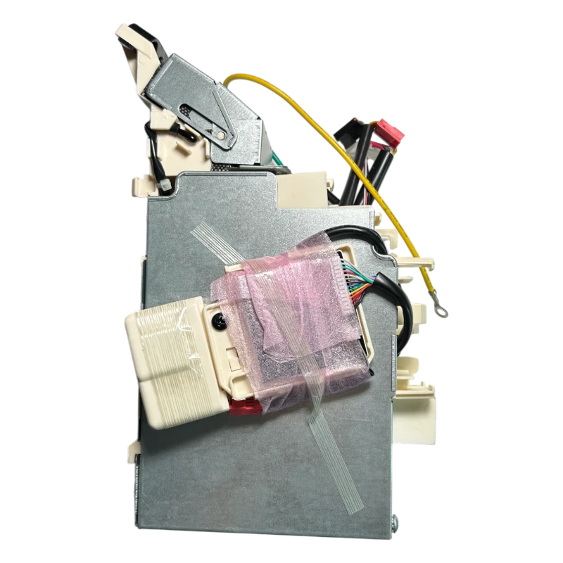 Case Assembly ABQ76061707 LG – vista superior con arnés y módulo de control