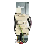 Case Assembly ABQ76061707 – vista lateral de carcasa plástica y puesta a tierra