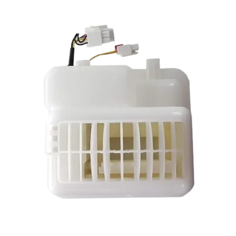 Cubierta con motor damper Samsung DA97-07189E para cajón pantry, vista frontal con rejilla