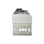 Fabricador de hielo DA97-07603B vista lateral, base de montaje y texto moldeado en la carcasa