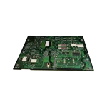 Reverso de la placa BN44-00808E Samsung, cara de soldaduras y pistas en PCB verde