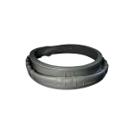 Fuelle Samsung DC97-19755A – Detalle lateral Fuelle DC97-19755A Samsung, detalle lateral con refuerzos y labios de estanqueidad