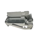 LG AEQ32178403 – Vista interna del módulo de hielo Módulo de fábrica de hielo LG AEQ32178403 abierto con palanca y depósito