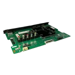 Main board BN94-15351W Samsung UN43T5300AKXZL – ángulo 3/4 con conectores RCA