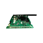 Tarjeta principal Samsung BN94-15799D vista en ángulo derecho con conectores al panel