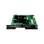 BN94-17202R vista frontal centrada con riel de puertos y blindaje