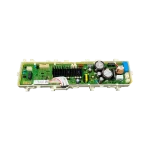 Samsung DC92-02594V WA5000T, vista superior completa de la placa de potencia con disipador y grandes capacitores