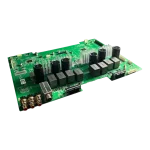 EBR85801033 CK99 – placa en ángulo mostrando disipadores y capacitores