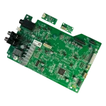 Option code assembly EBR87839002 para LG XBOOM OL45 vista superior en perspectiva con módulos