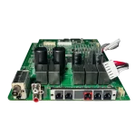 Main Board LG EBR88920705 detalle de puertos: sintonizador RF, AV, Ethernet y conectores