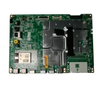 EBU63755401 – Vista Cenital Main Board LG EBU63755401 toma cenital con blindaje central y conectividad HDMI/USB, RF y AV