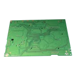 LG EBU65769801 — Reverso del PCB Reverso del PCB LG EBU65769801 con pistas y puntos de soldadura