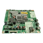 Main Board LG EBU66103913 – vista baja frontal con puertos AV, RJ45, HDMI y USB