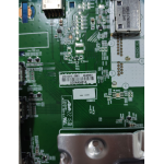 Etiqueta con número de parte 66309801 en la Main Board LG EBU66309801, detalle de PCB y componentes