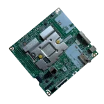 PCB Main LG EBU66385202 para TV 70UP7500PSC – vista en perspectiva con blindaje y conectores