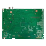 Reverso PCB mainboard LG EBU66983001 con rutas y puntos de fijación
