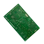 pcb posterior tarjeta main lg ebr83949257 vista diagonal con pistas y pads