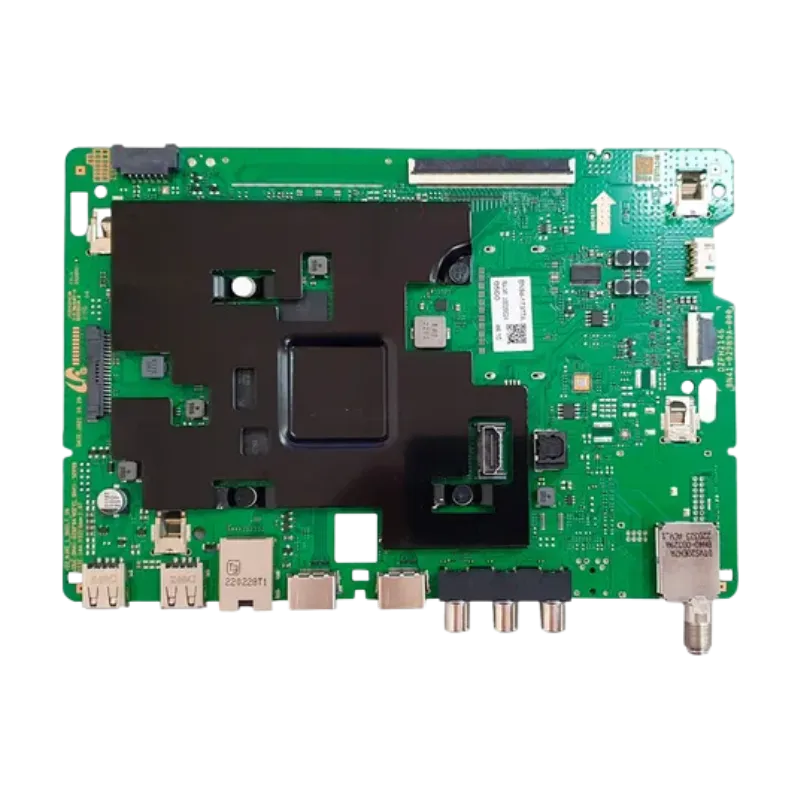 Main board Samsung BN94-17377A Q60B/Q65B vista frontal con puertos HDMI, USB y sintonizador