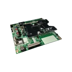 Main board LG EBU64808504, vista superior completa con escudo metálico central