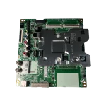 Placa base LG EBU64808504 con puertos HDMI, USB y sintonizadores, toma en perspectiva