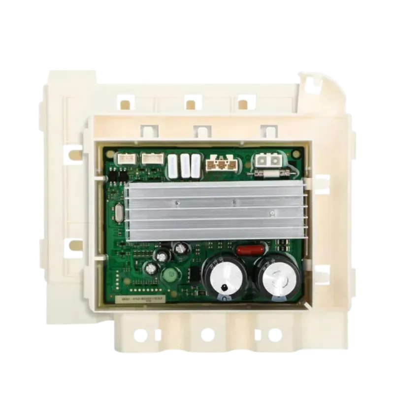 Control Board inverter Samsung DC92-01531B con disipador y capacitores, vista frontal