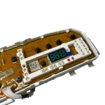 Main Board DC92-01753G para lavadora Samsung, vista completa de la placa con display