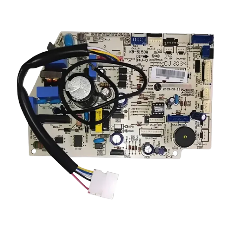 Main Control Board LG EBR83268415 para aire acondicionado – vista superior con cables y componentes