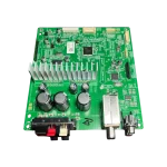 Main board EBR83763302 para equipo de sonido, vista superior tres cuartos