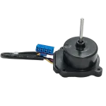 Motor DC LG con arnés y terminales – EAU65058502 Motor DC LG EAU64843805 EAU65058502 con arnés recubierto y bloque azul de terminales