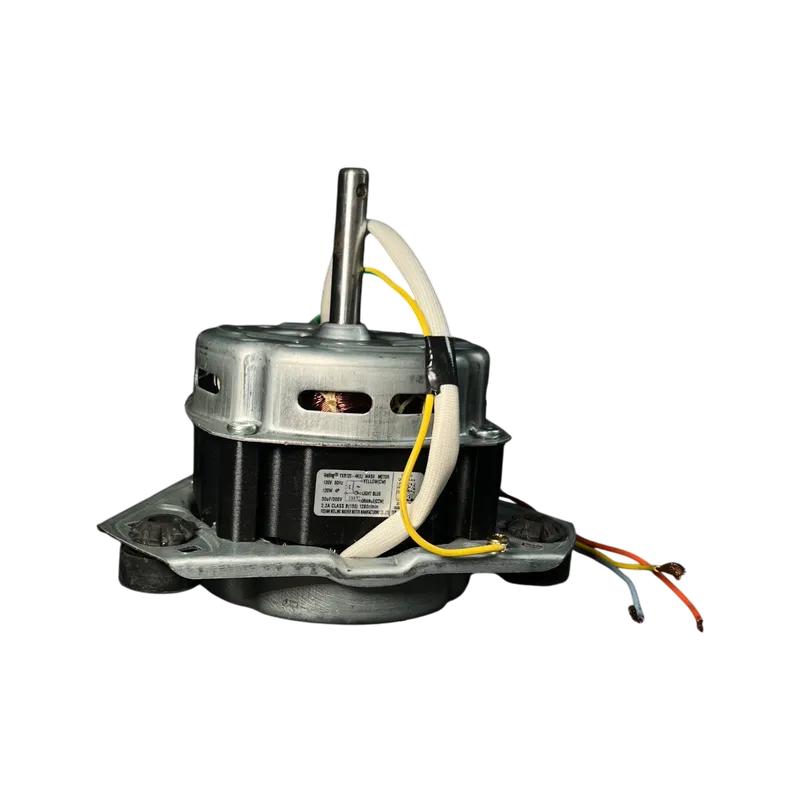 Motor de centrifugado Samsung DC81-00715A con eje largo y arnés de cables, vista frontal