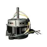 DC81-00715A vista tres cuartos izquierda, carcasa ventilada y cableado mallado