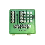 PCB EBR74329208 original, toma centrada de la cara de componentes con serigrafía EEPROM y CN-OPTION para LG VM122CL.NB1