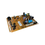 PCB Main Samsung DA92-00735A – perspectiva 3/4 izquierda con relé azul