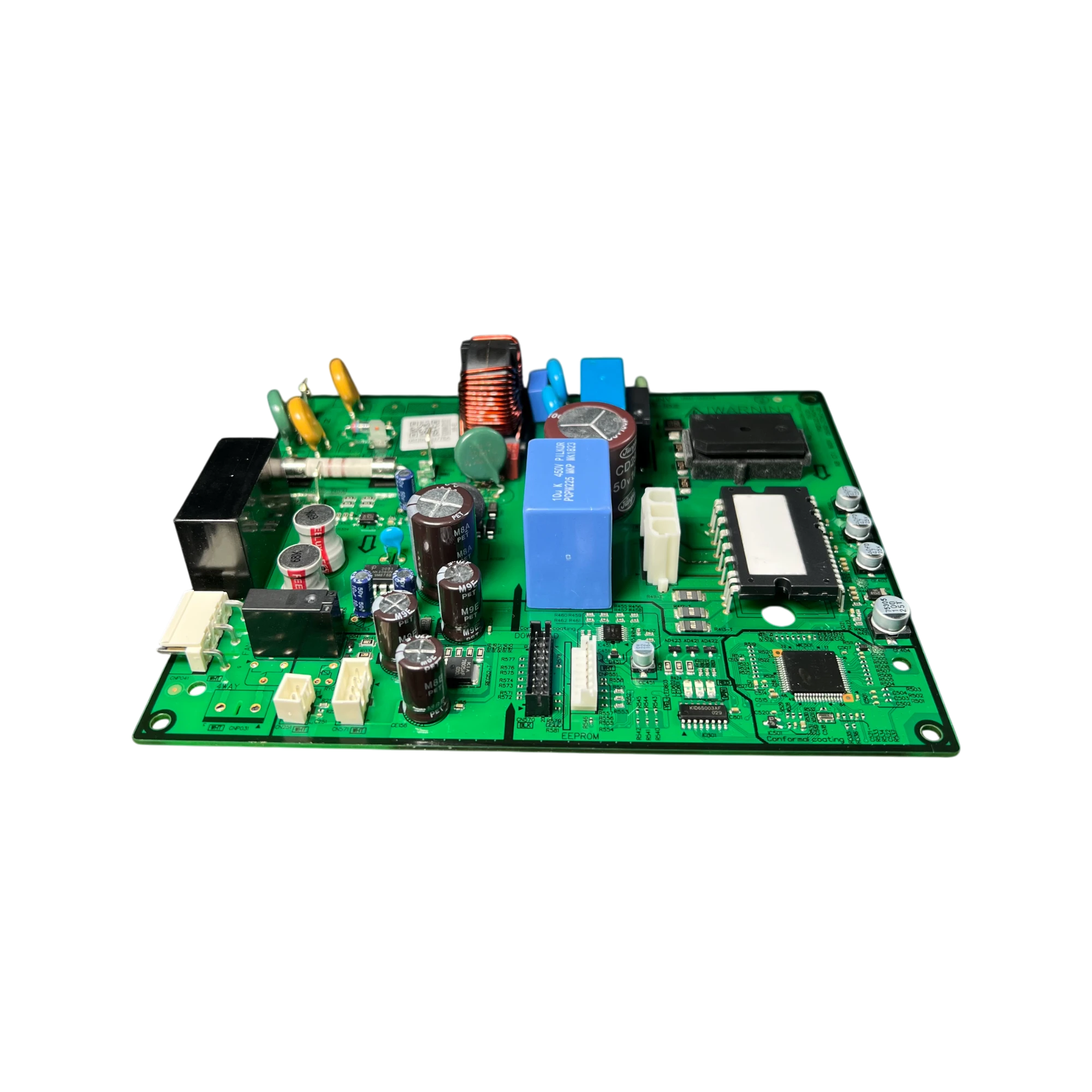 PCB Main Board Samsung DB92-03776A 220–240V – vista frontal con relé azul y bobina