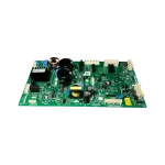 PCB EBR81182789 de refrigeradores LG, toma baja frontal con conectores y microcontrolador