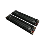 Par de parlantes BN96-16796A Samsung, disposición en diagonal con terminales marcados