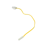 Sensor de temperatura Samsung DA32-00066B completo; cable amarillo extendido y cápsula NTC.