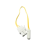 Termistor NTC 502AT DA32-00066B con conector blanco, vista de primer plano.