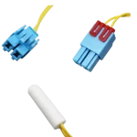 Conector azul del sensor DA32-10105X y cápsula blanca del termistor