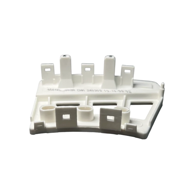 Sensor Hall LG 6501KW2002B para lavadora Direct Drive, vista frontal del ensamblaje en carcasa blanca