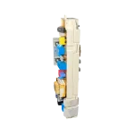 Tarjeta display LG 6871EN1009Z para lavadora, vista lateral derecha con componentes