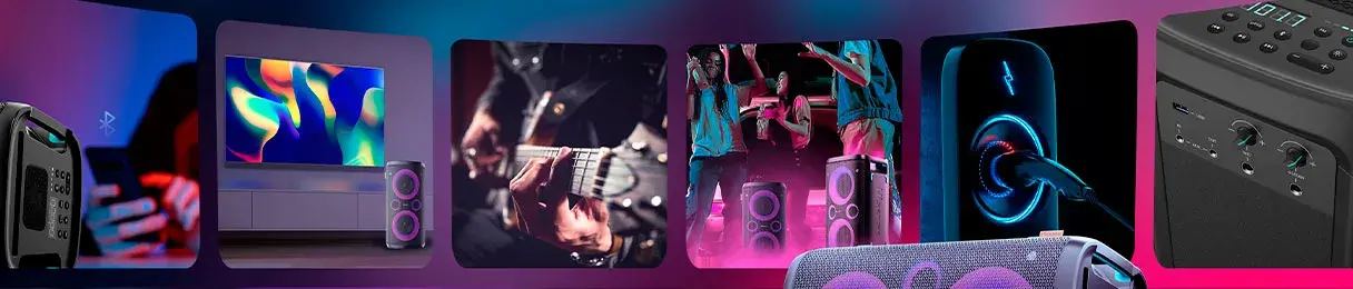 Torre de Sonido Hisense HP100 banner