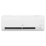 Unidad interior LG 2IN1S18C3 con compuertas abiertas en funcionamiento