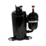 Compresor KSK89D29UEZD – Vista superior con conexiones Compresor KSK89D29UEZD para aire acondicionado, vista superior con conexiones