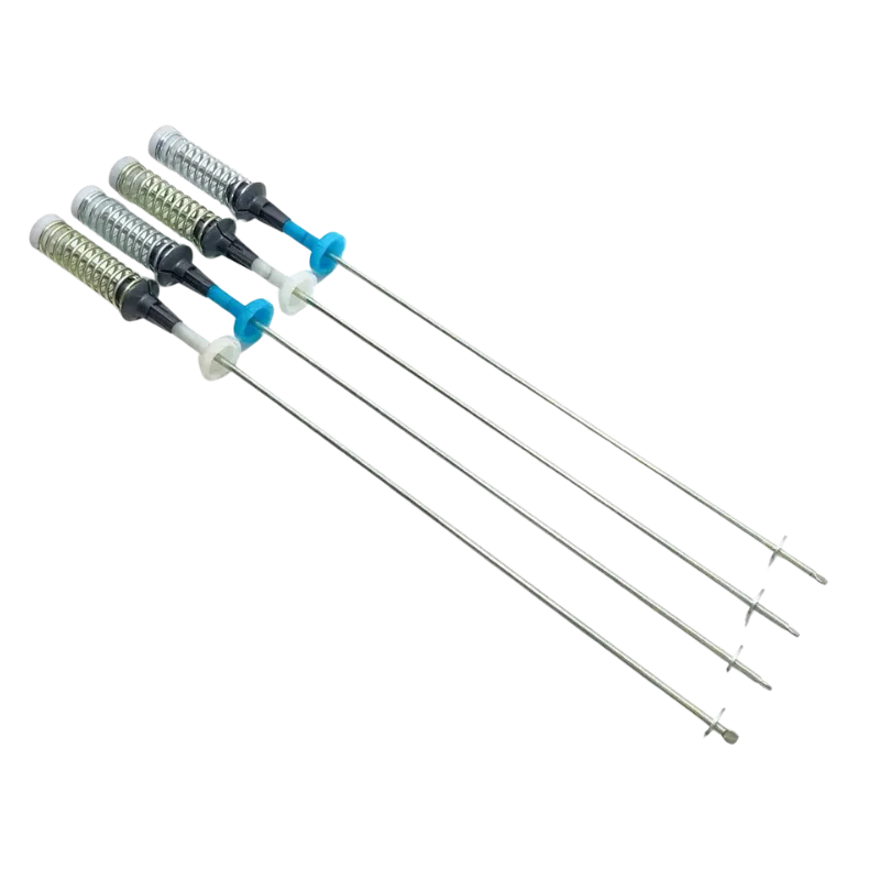 Kit suspensiones LG — set de 4 varillas Kit de suspensiones LG con cuatro varillas AJK33933901 y AJK33933902 alineadas.