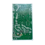 Main board para aire acondicionado LG, modelo EBR83268415, vista de placa base con componentes electrónicos, transformador, condensadores y puertos de conexión.