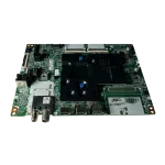 Main Board LG EBU67402505 – perspectiva opuesta destacando blindaje negro y módulos RF